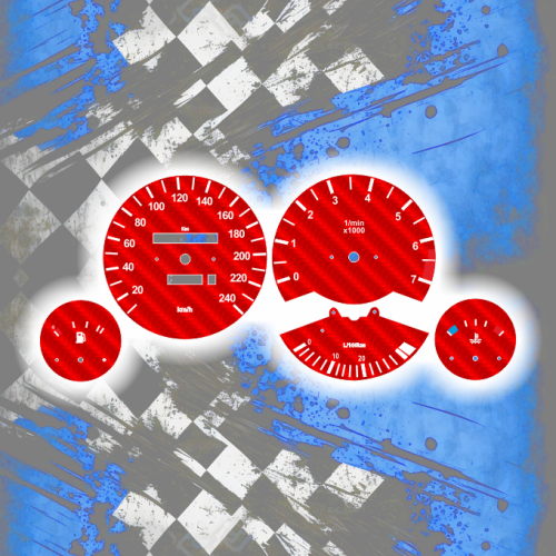 Tachoscheiben für BMW E30 - Carbon Edition 02