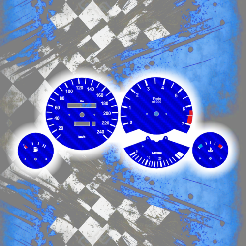 Tachoscheiben für BMW E30 - Carbon Edition 03