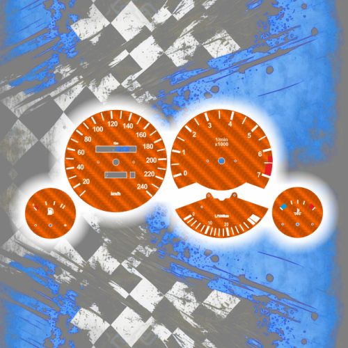 Tachoscheiben für BMW E30 - Carbon Edition 05