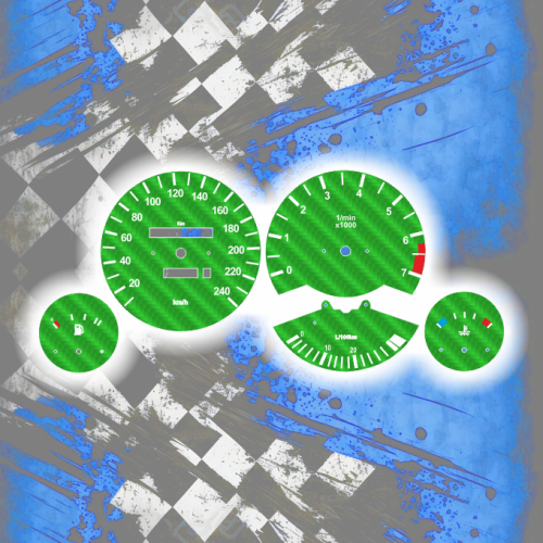 Tachoscheiben für BMW E30 - Carbon Edition 07