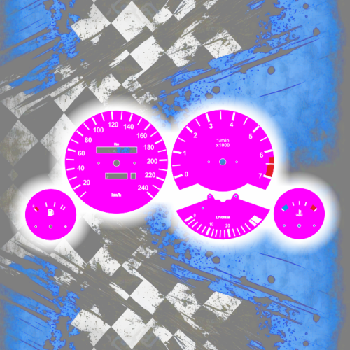 Tachoscheiben für BMW E30 - One Color Edition 06