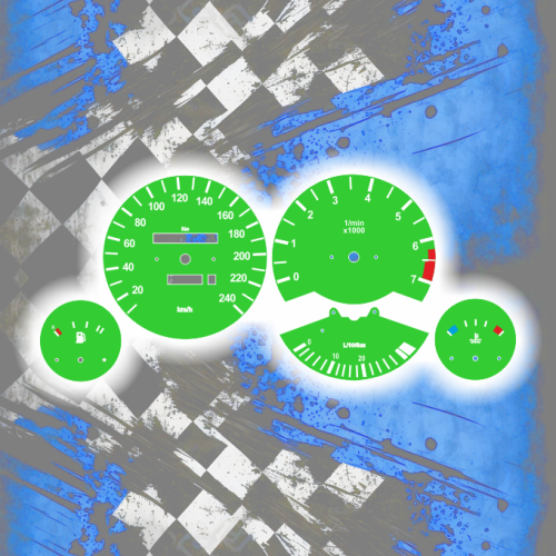 Tachoscheiben für BMW E30 - One Color Edition 07